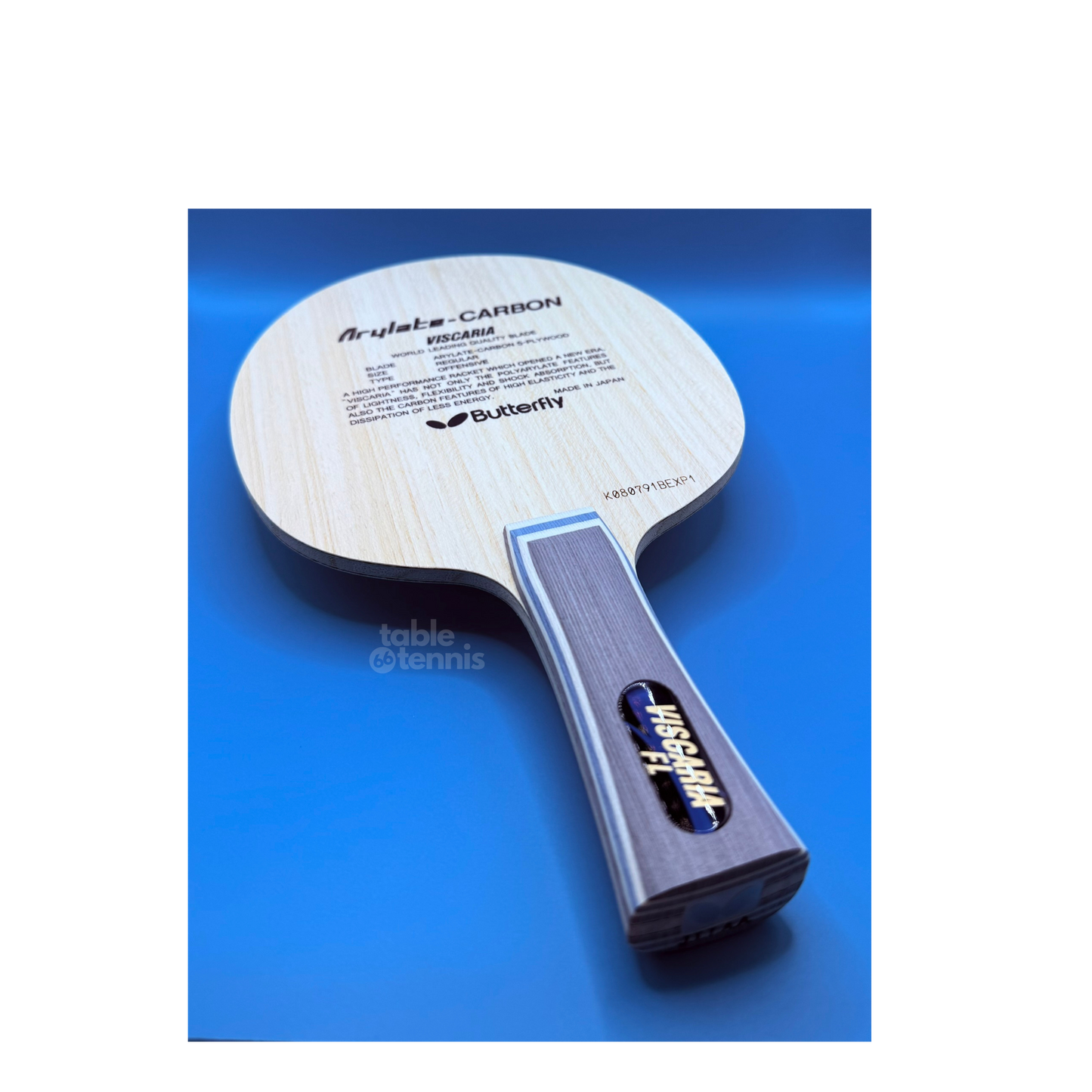 Butterfly Viscaria ALC Table tennis Blade FL handle