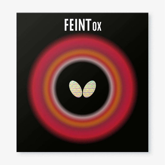 Butterfly Feint OX Long-Pips Rubber (No Sponge) Red