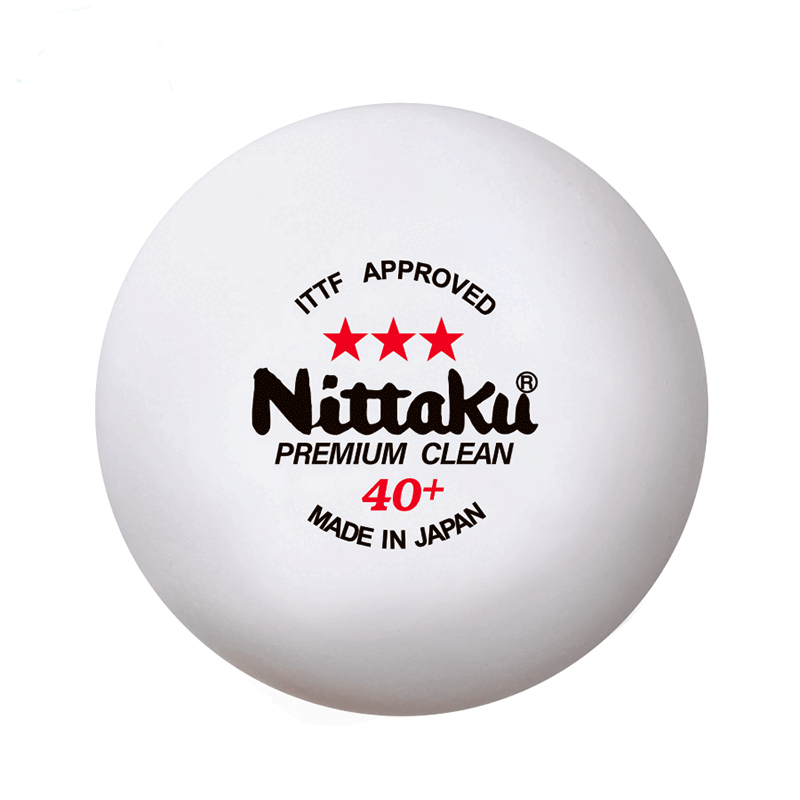 Nittaku Premium & Clean R40+ balls (3 balls each box)